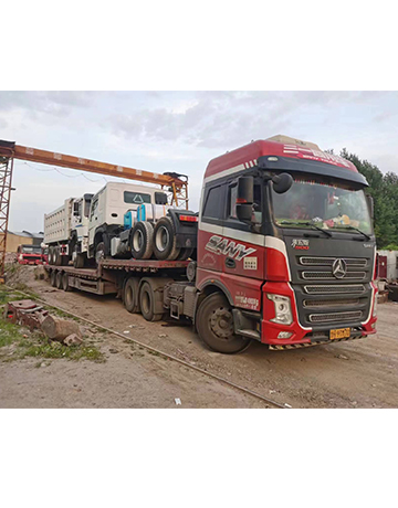2 units howo 6*4 truck ready ship to DRC