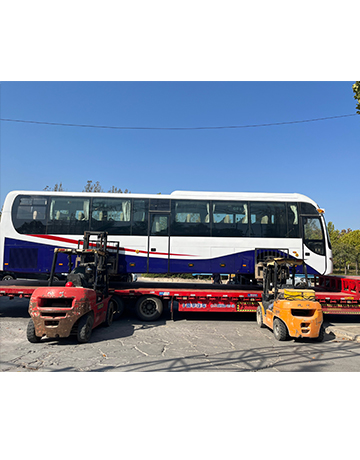 Kinglong 65 seater bus will be sent to DRC